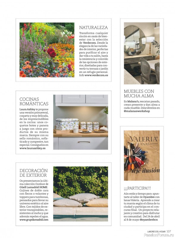 Коллекция проектов для рукодельниц в журнале &laquo;Labores del hogar №797 2026&raquo;