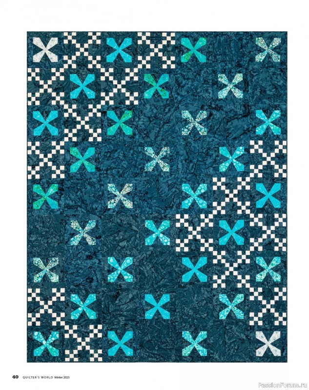 Коллекция проектов для рукодельниц в журнале «Quilter's World - Winter 2025»