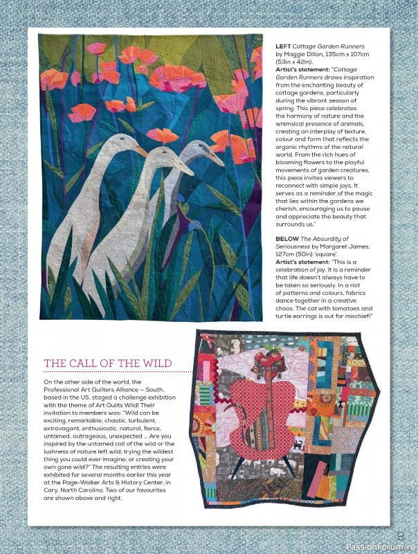 Коллекция проектов для рукодельниц в журнале «Quilters Companion №134 2025»