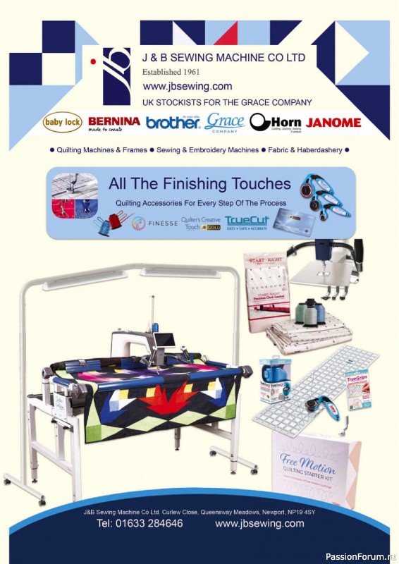 Коллекция проектов для рукодельниц в журнале «Todays Quilter №142 2026»