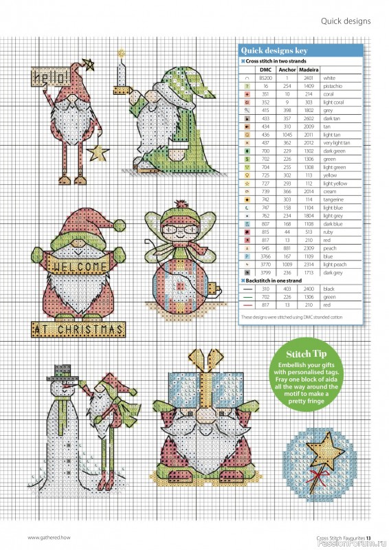 Коллекция вышивки в журнале «Cross Stitch Favourites - Christmas 2026»