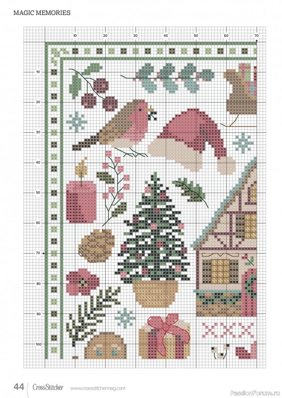 Коллекция вышивки в журнале &laquo;CrossStitcher №442 2026&raquo;