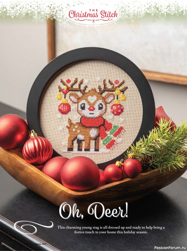 Коллекция вышивки в журнале «Just CrossStitch - Winter 2025»