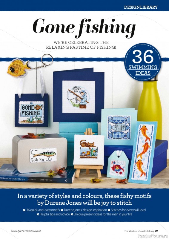Коллекция вышивки в журнале &laquo;The World of Cross Stitching №372 2026&raquo;