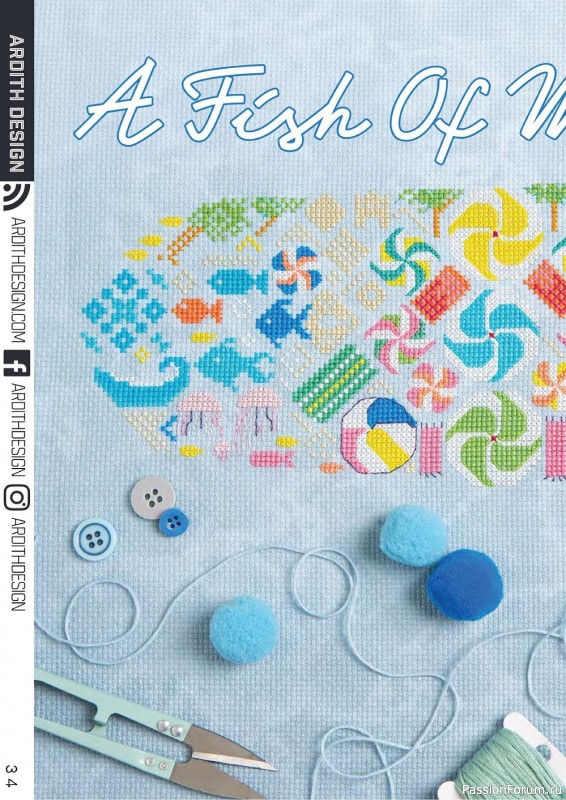 Коллекция вышивки в журнале «XStitch Magazine №21 2022»