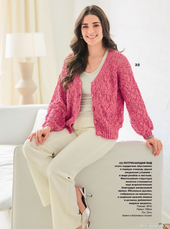 Вязаные модели в журнале &laquo;Сабрина №4 2026&raquo;