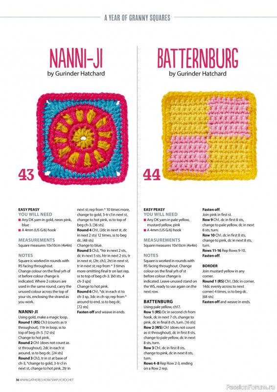 Вязаные проекты крючком в журнале «Simply Crochet №165 2025»