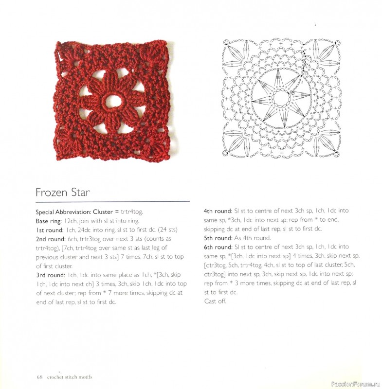 Вязаные проекты в книге &laquo;Crochet Stitch Motifs&raquo;.