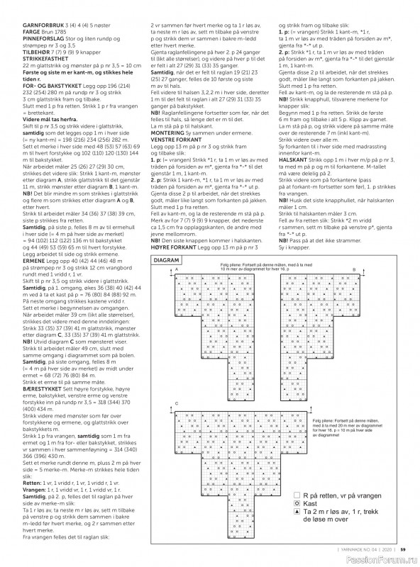 Вязаные проекты в журнале &laquo;Yarnmade №4 2020 Autumn & Winter Collection&raquo;.