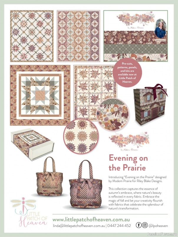 Коллекция проектов для рукодельниц в журнале «Great Australian Quilts №16 2025»