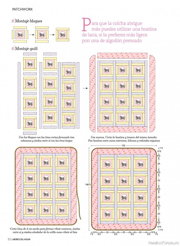 Коллекция проектов для рукодельниц в журнале «Labores del hogar №770 2024»