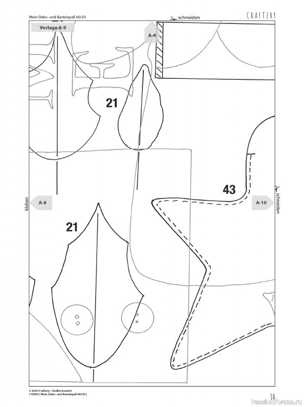 Коллекция проектов для рукодельниц в журнале «Mein Deko und Bastelspass №60 2025»