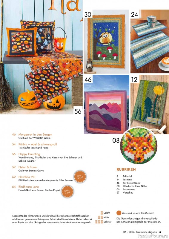 Коллекция проектов для рукодельниц в журнале &laquo;Patchwork Magazin №6 2026&raquo;