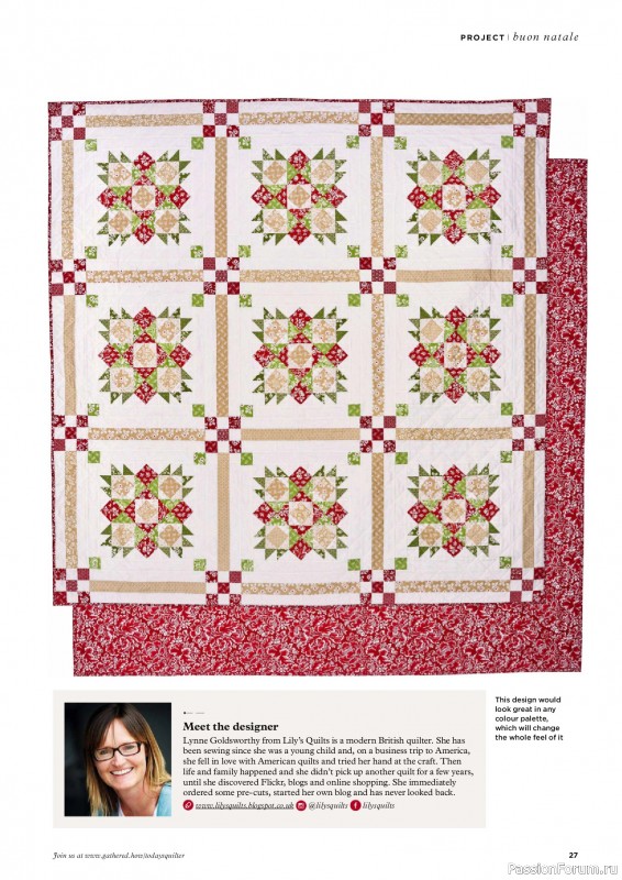 Коллекция проектов для рукодельниц в журнале «Todays Quilter №133 2025»