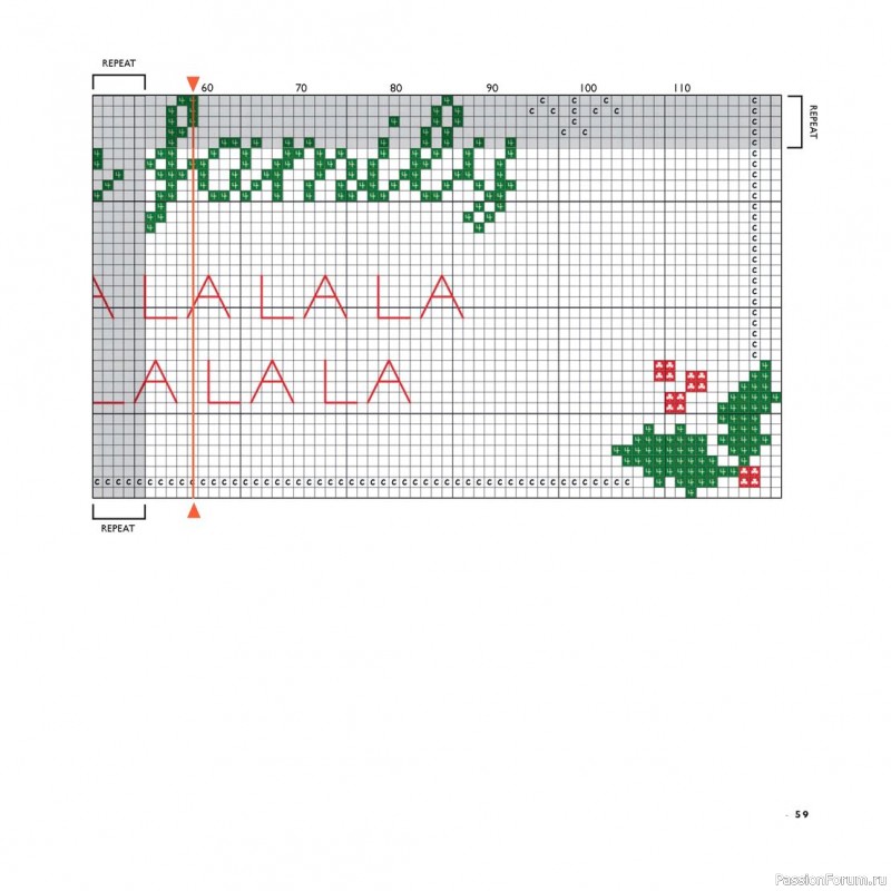 Коллекция вышивки в книге «Cross-Stitch for the Holidays»