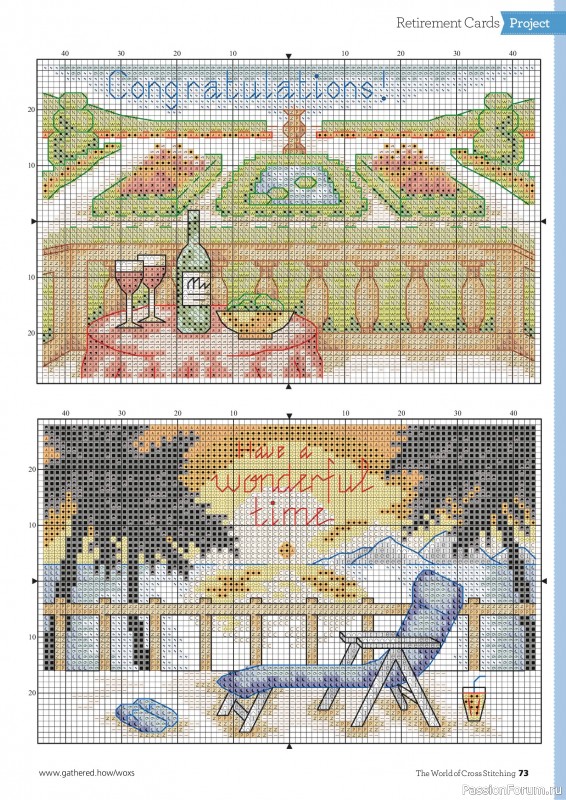 Коллекция вышивки в журнале &laquo;The World of Cross Stitching №368 2025&raquo;