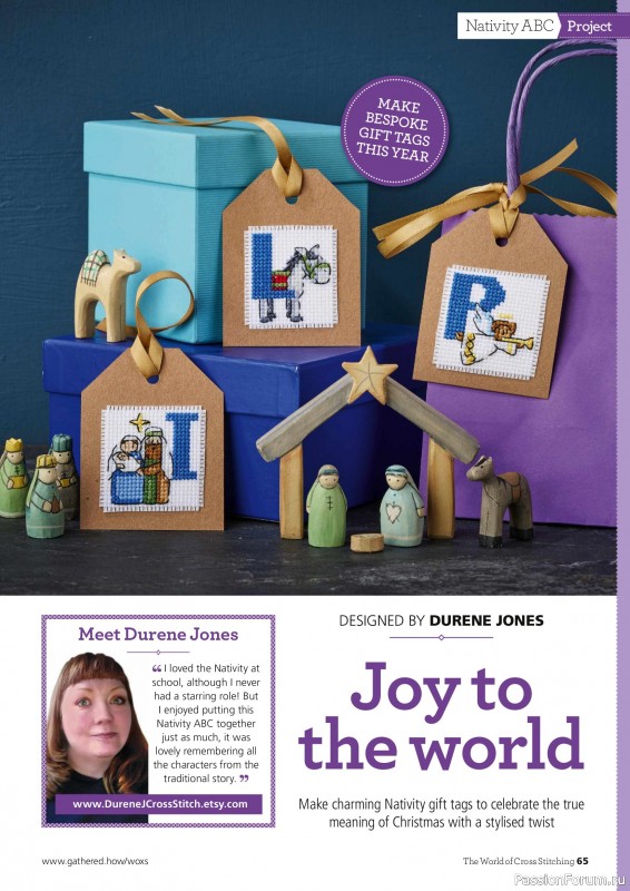 Коллекция вышивки в журнале «The World of Cross Stitching Special №366 2025»