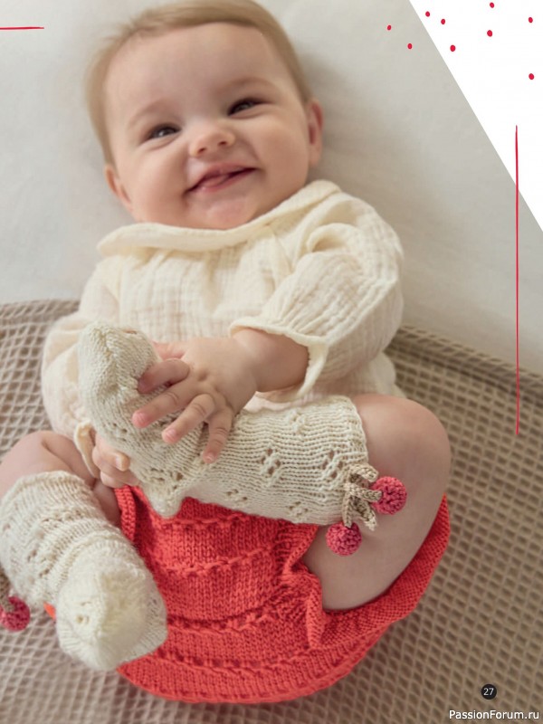 Вязаные модели для детей в журнале «Baby Maschenmode №64 2024»