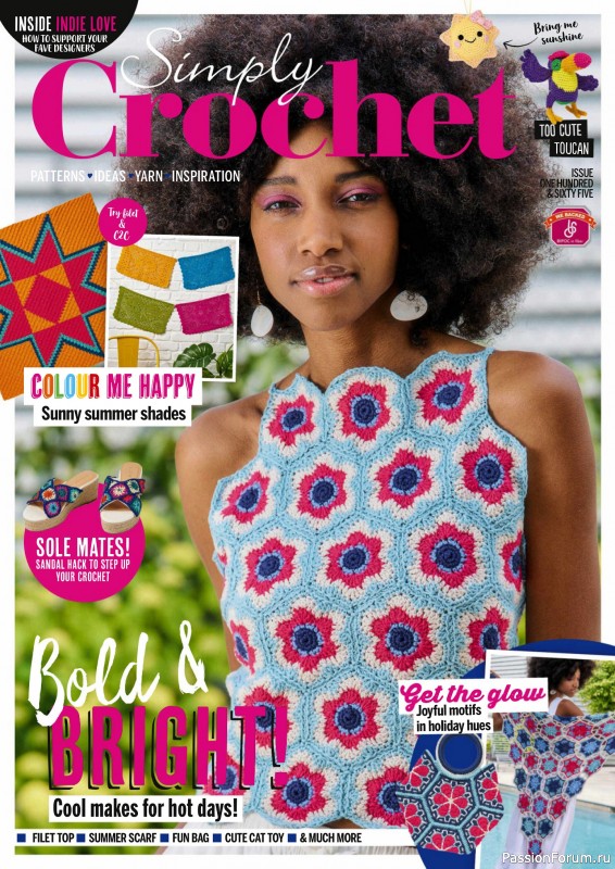 Вязаные проекты крючком в журнале «Simply Crochet №165 2025»