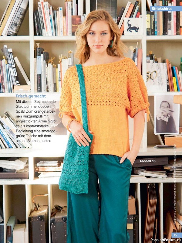 Вязаные проекты спицами в журнале &laquo;Hundert Seiten voller Ideen №2 2026&raquo;
