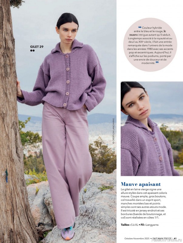 Вязаные проекты в журнале &laquo;Fait Main Tricot №57 2025&raquo;