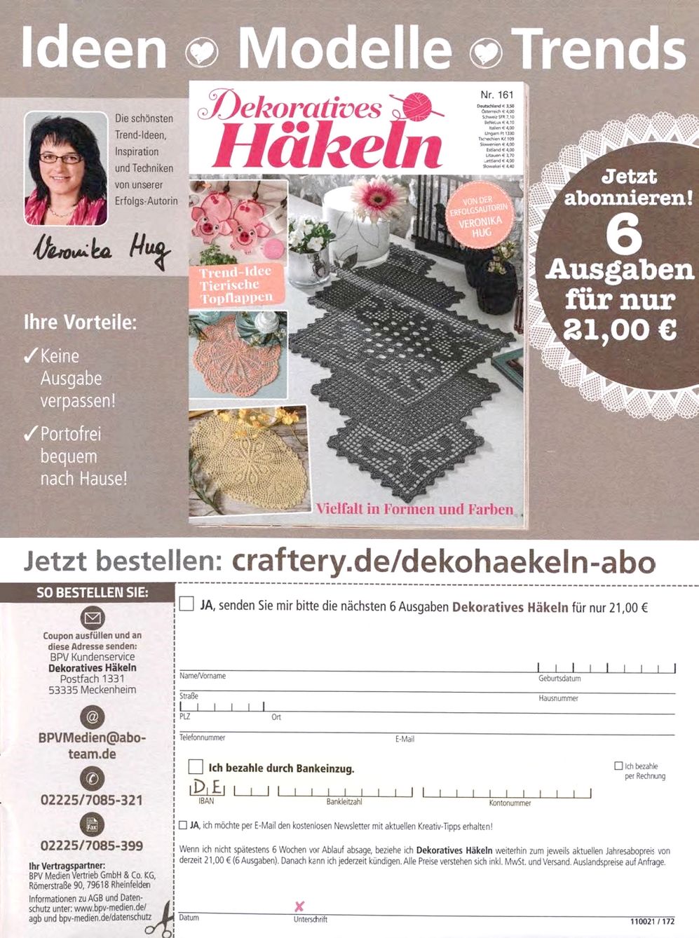 Журнал "Dekoratives Hakeln" №161 2021 Журнал "Dekoratives Hakeln" №161 2021
