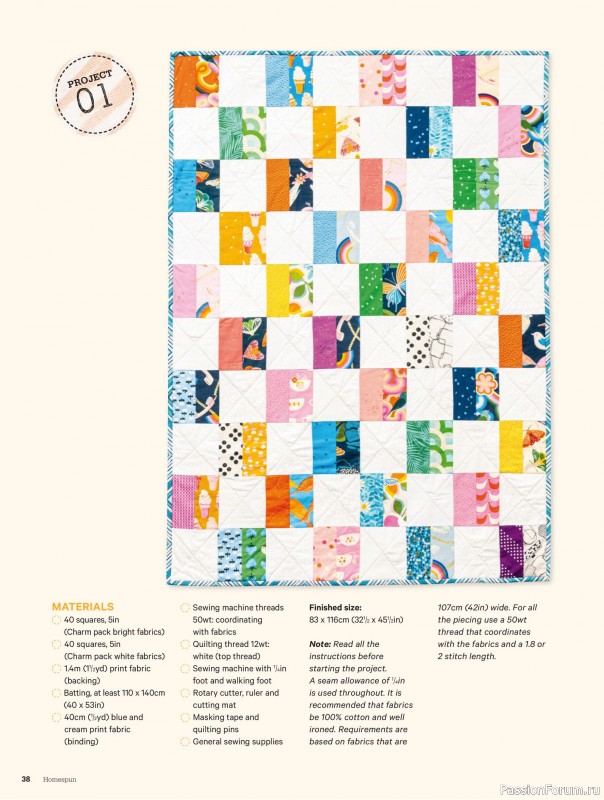 Коллекция проектов для рукодельниц в журнале «Australian Homespun - October-November 2025»