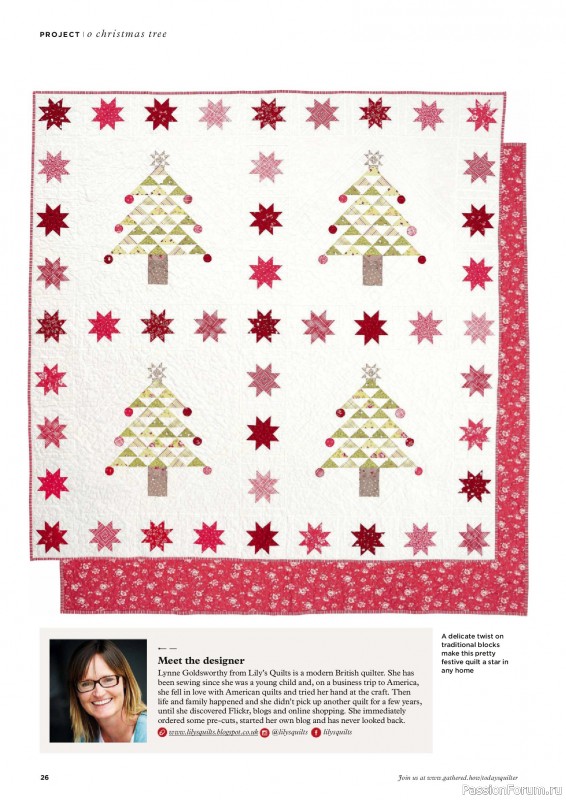 Коллекция проектов для рукодельниц в журнале «Todays Quilter №132 2025»