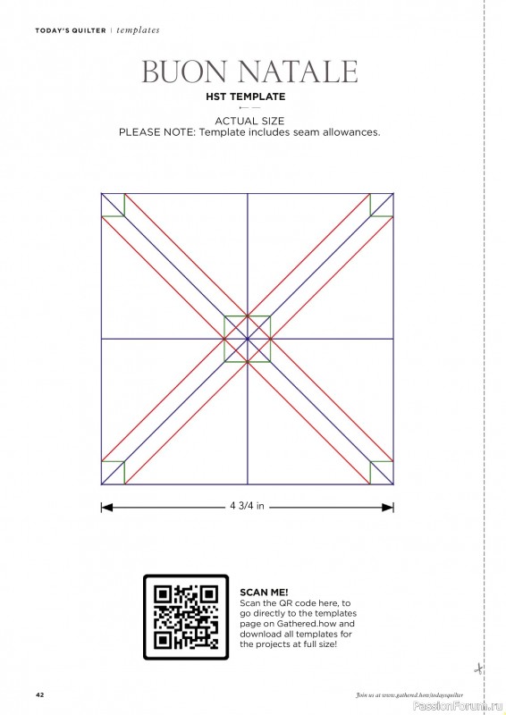 Коллекция проектов для рукодельниц в журнале «Todays Quilter №133 2025»
