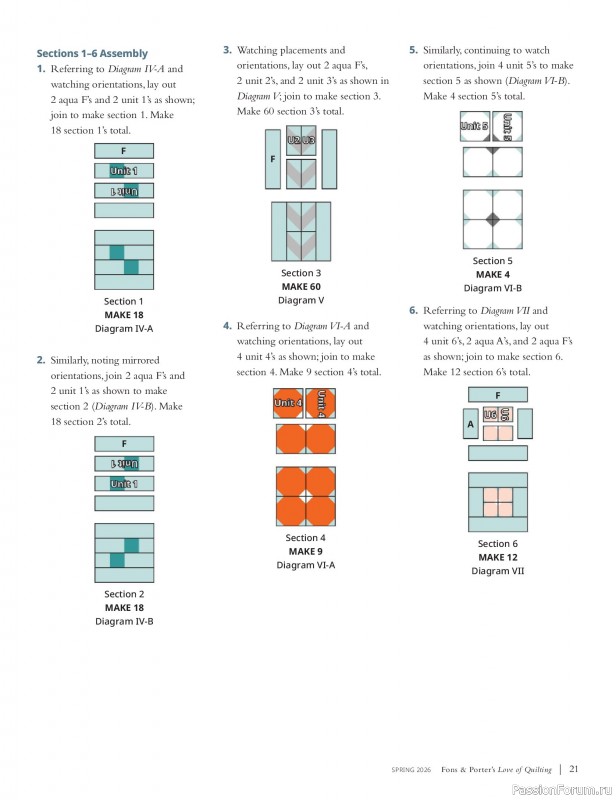 Коллекция проектов в журнале &laquo;Fons & Porter's Love of Quilting - Spring 2026&raquo;