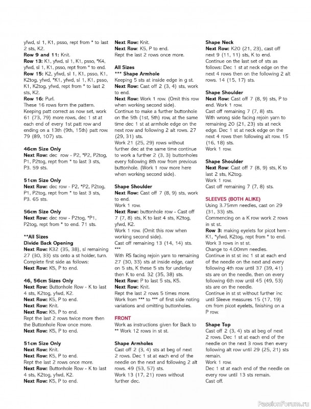 Вязаные модели спицами в журнале &laquo;Australian Knitting Vol.18 №1 2026&raquo;