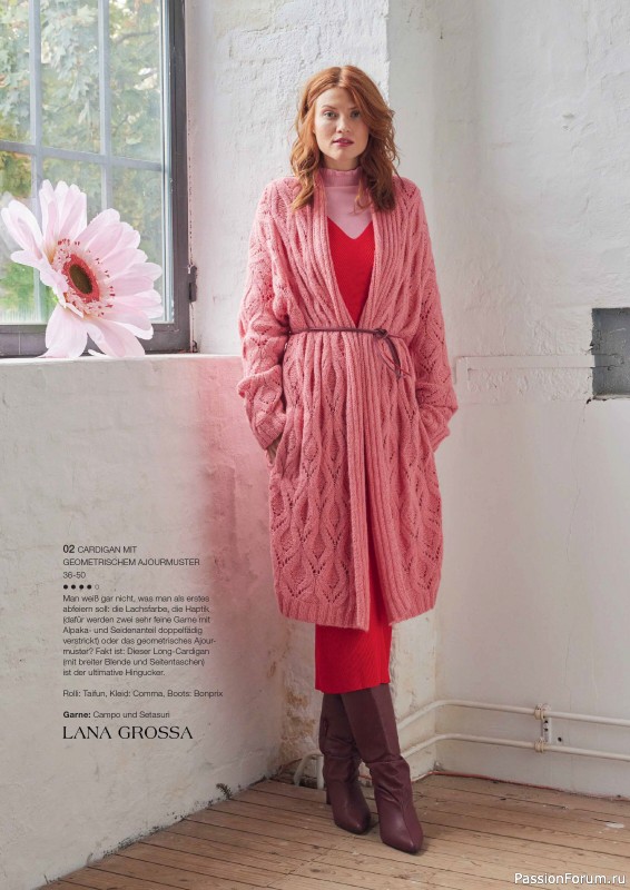 Вязаные модели в журнале «Burda Stricken №1 2025»