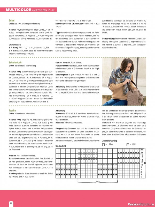 Вязаные модели в журнале &laquo;Hundert Seiten voller Ideen №1 2026 - Tucher & Schals&raquo;