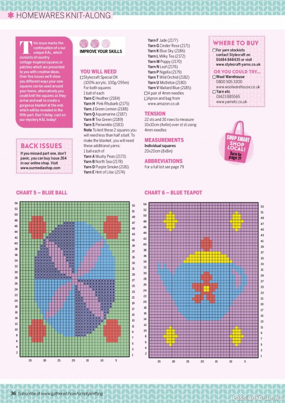 Вязаные проекты крючком в журнале «Simply Knitting №265 2025»