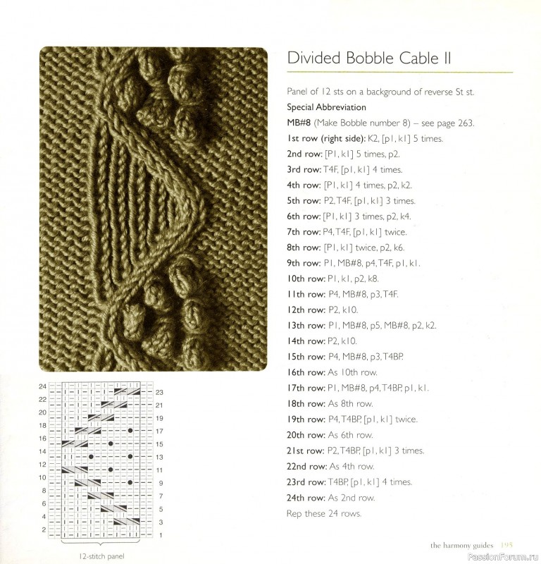 Вязаные проекты в книге «Cables & Aran Stitches-250 to Knit». Продолжение
