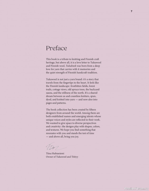 Вязаные проекты в книге &laquo;Tukubook&raquo;.