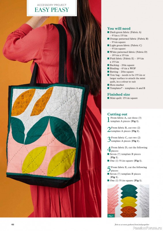 Коллекция проектов для рукодельниц в журнале «Todays Quilter №130 2025»