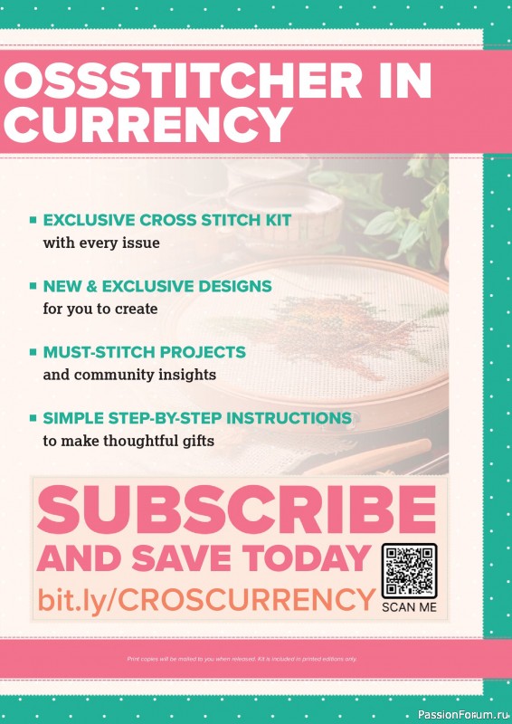 Коллекция вышивки в журнале «CrossStitcher №430 2025»
