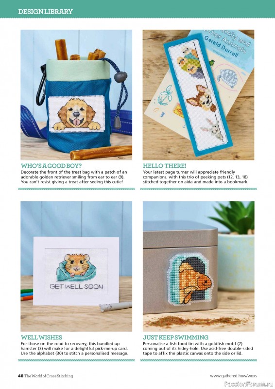 Коллекция вышивки в журнале &laquo;The World of Cross Stitching №371 2026&raquo;