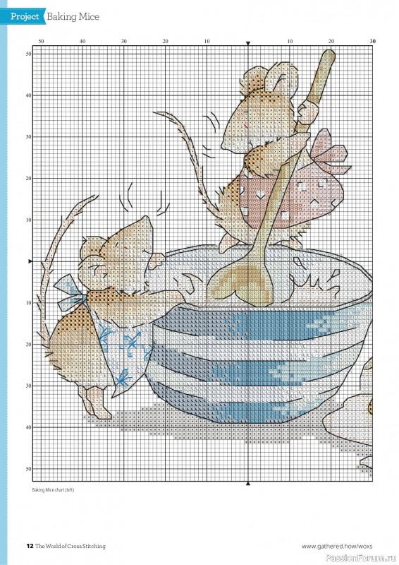 Коллекция вышивки в журнале «The World of Cross Stitching №374 2026»