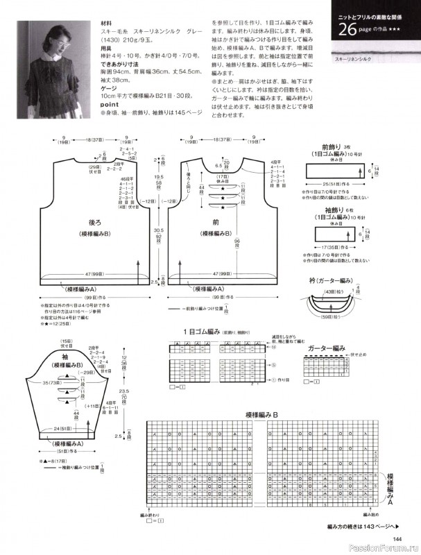 Вязаные модели в журнале &laquo;Keito Dama №205 - Spring 2025&raquo;. Продолжение