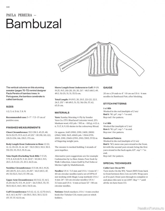 Вязаные модели в журнале «Laine Magazine №24 2025 Spring». Продолжение