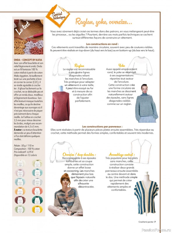 Вязаные проекты крючком в журнале &laquo;Crochet a porter №7 2026&raquo;
