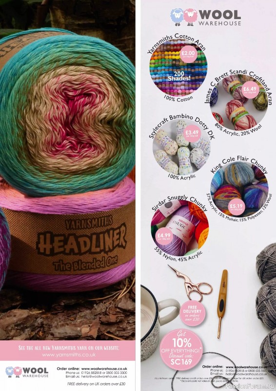 Вязаные проекты крючком в журнале «Simply Crochet №169 2025»