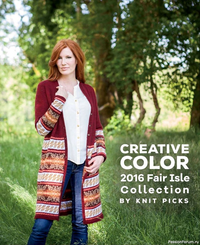 Вязаные проекты в книге «Creative Color: 2016 Fair Isle Collection»