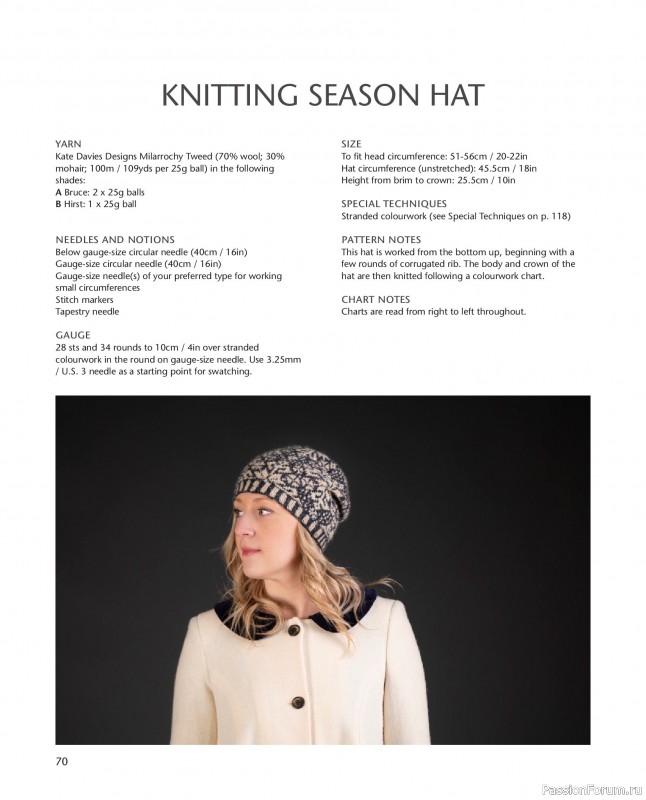 Вязаные проекты в книге «Knitting Season».