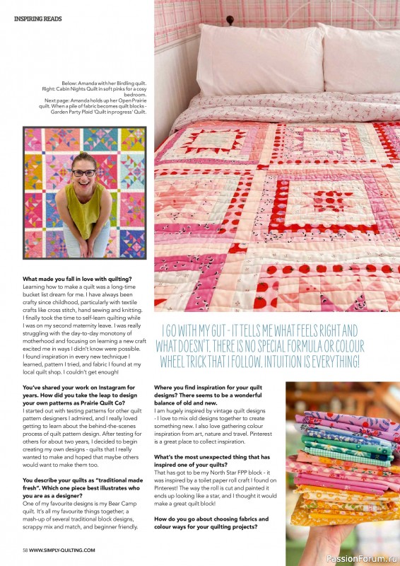 Коллекция проектов для рукодельниц в журнале &laquo;Love Patchwork & Quilting №166 2026&raquo;