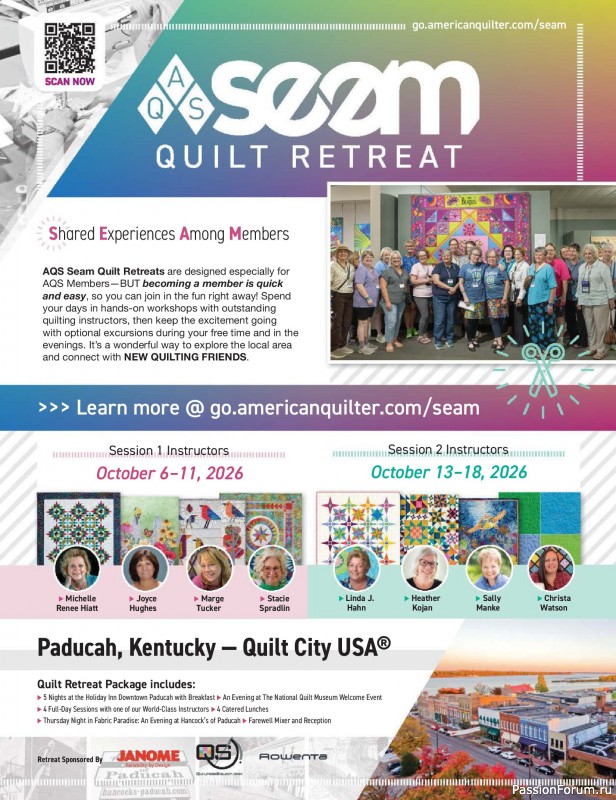 Коллекция проектов для рукодельниц в журнале &laquo;McCall's Quilting - Summer 2026&raquo;