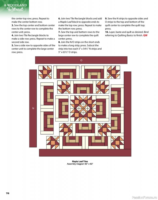Коллекция проектов для рукодельниц в журнале «Quilter's World - Autumn 2026»