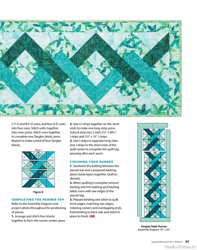 Коллекция проектов для рукодельниц в журнале &laquo;Quilter's World - Summer 2026&raquo;